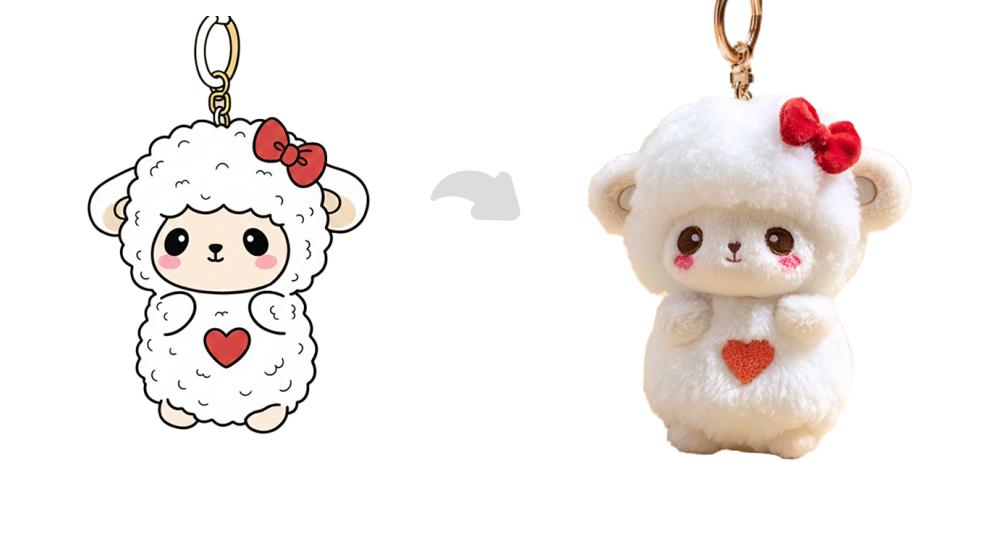 Custom Plush Keychain Manufacturer
