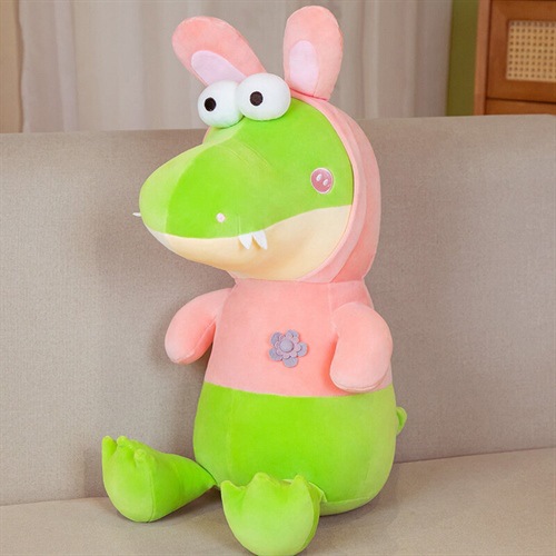 Crocodile Plush Toy Transforms into Rabbit 22cm 35cm 