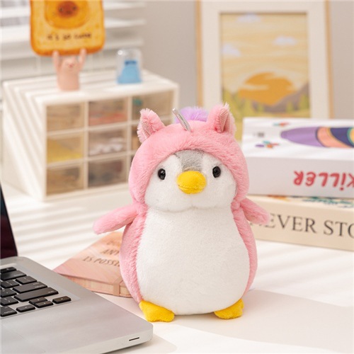 Transforming Penguin Plush 20cm– Pink Unicorn Penguin