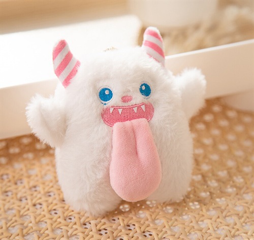 10cm mini Monster Plush Stick out tongue
