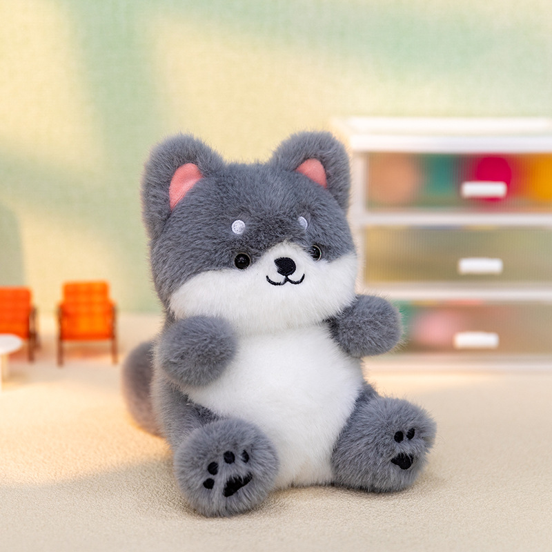 15cm Stuffed Animal Wolf Plush Toy Wholesale