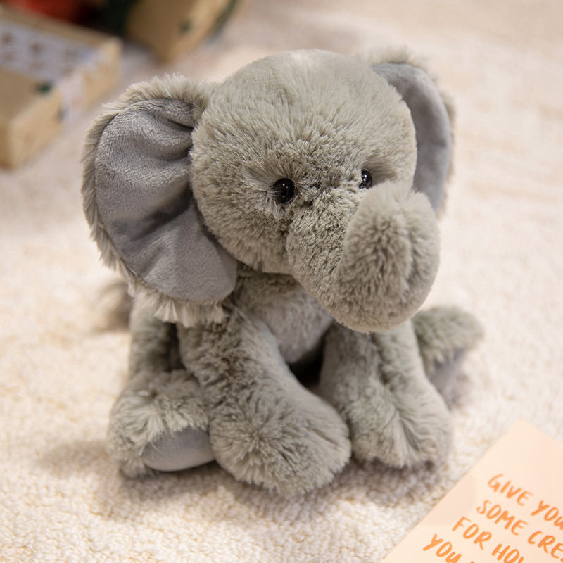 23 cm (9.1 in) Elephant Plush Toy Wholesale
