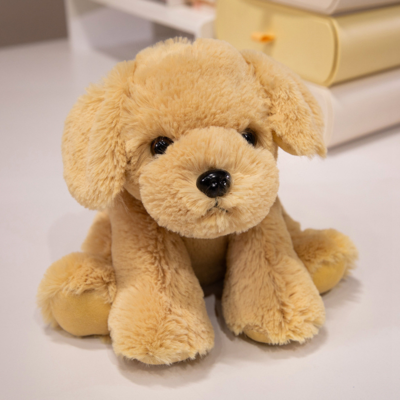 23 cm (9.1 in) yellow puppy Dog Plush Toy Wholesale