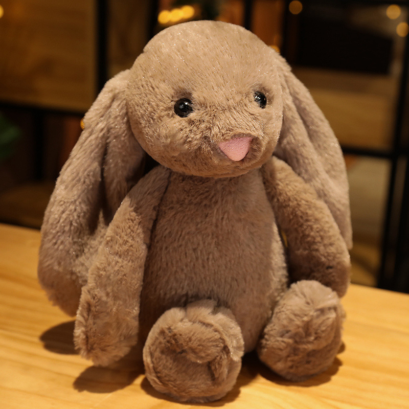 30 cm (11.8 in)–65 cm (25.6 in) Brown Plush Easter Bunnies