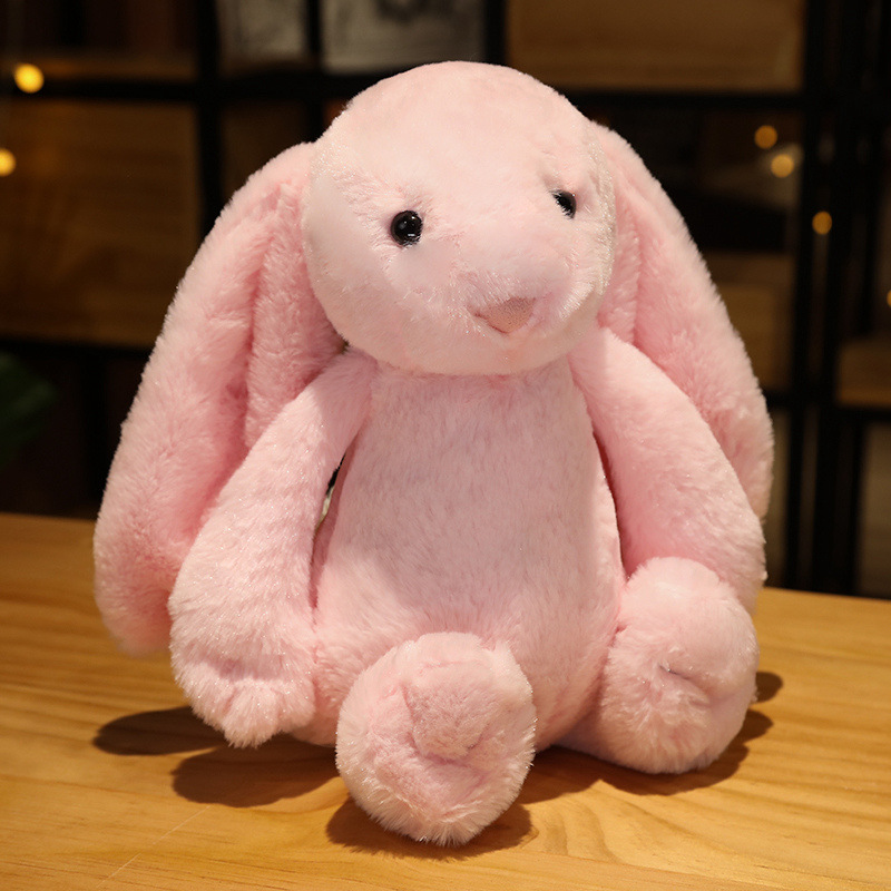 30 cm (11.8 in)–65 cm (25.6 in) pink Plush Easter Bunnies