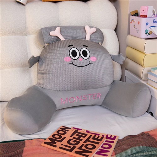 Gary Big Eye Dopamine Monster Plush Waist Bend Bedside Cushion
