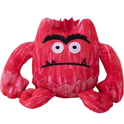 Red Monster Plush Doll Cartoon Muscle Animal Pillow