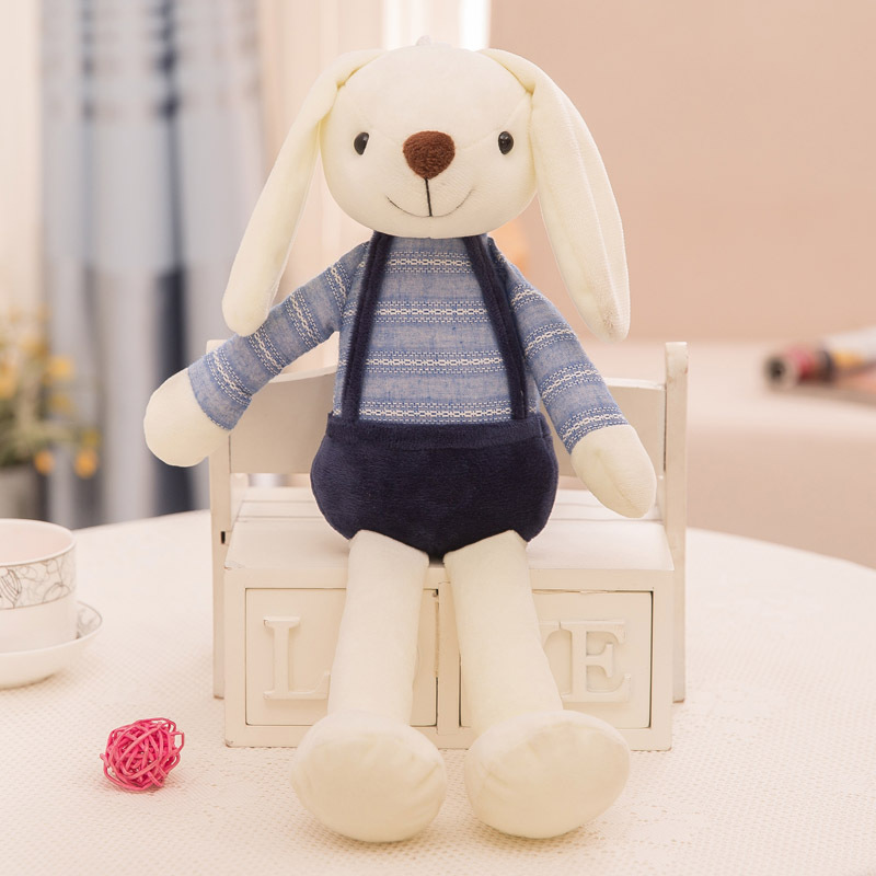 blue stuffed animal bunny plush​ toy.