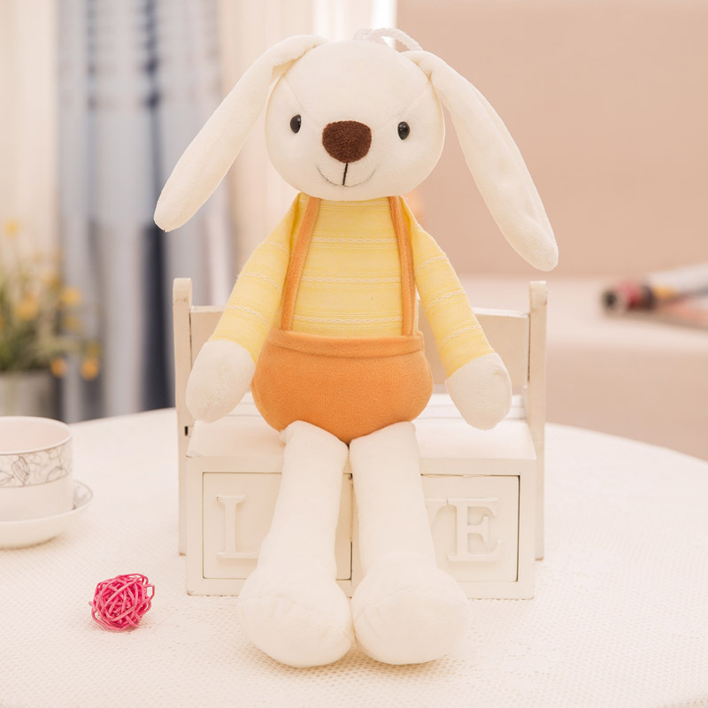 yellow stuffed animal bunny plush​ toy.