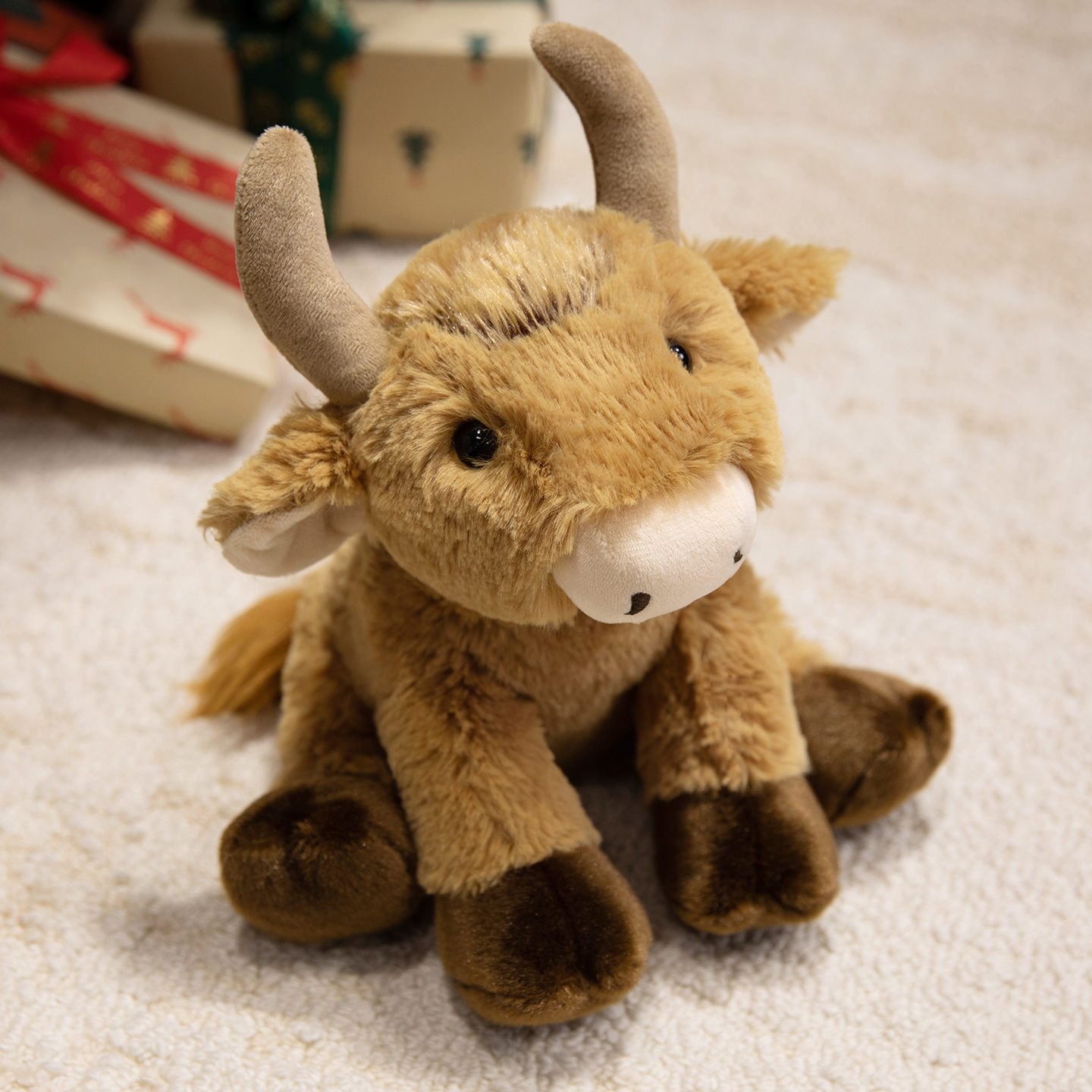 Khaki Cow Stuffed Animal Plush Toy 23 cm (9.1 in) Wholesale