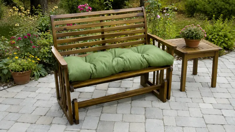 custom outdoor bench cushion