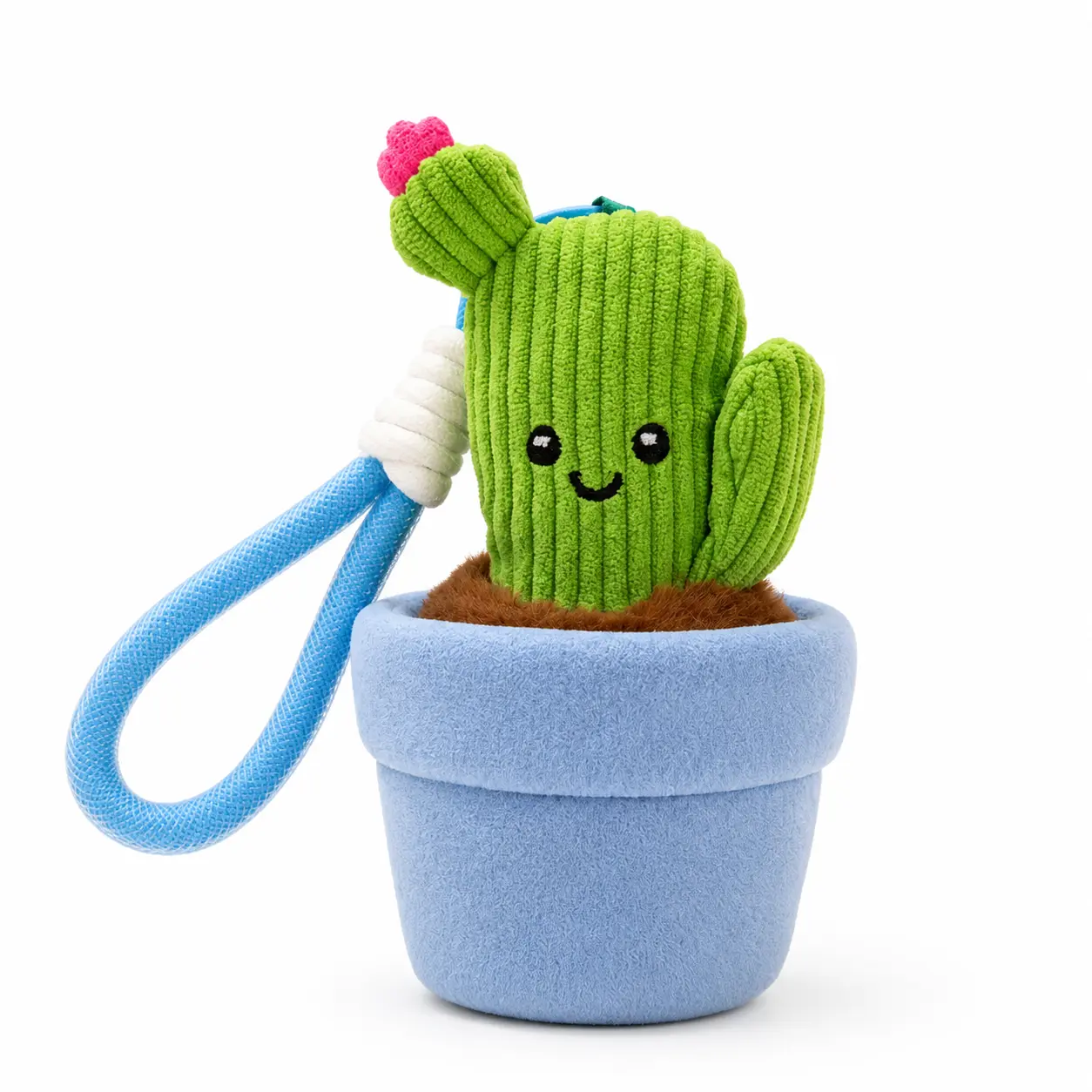 Mini Cactus Plush Keychain