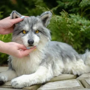Realistic-Plush-Wolf
